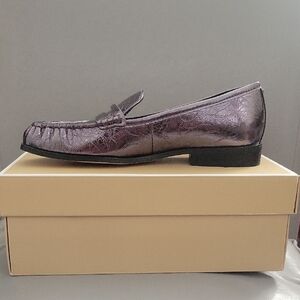 MICHAEL Michael Kors Gunmetal Carlson Loafers